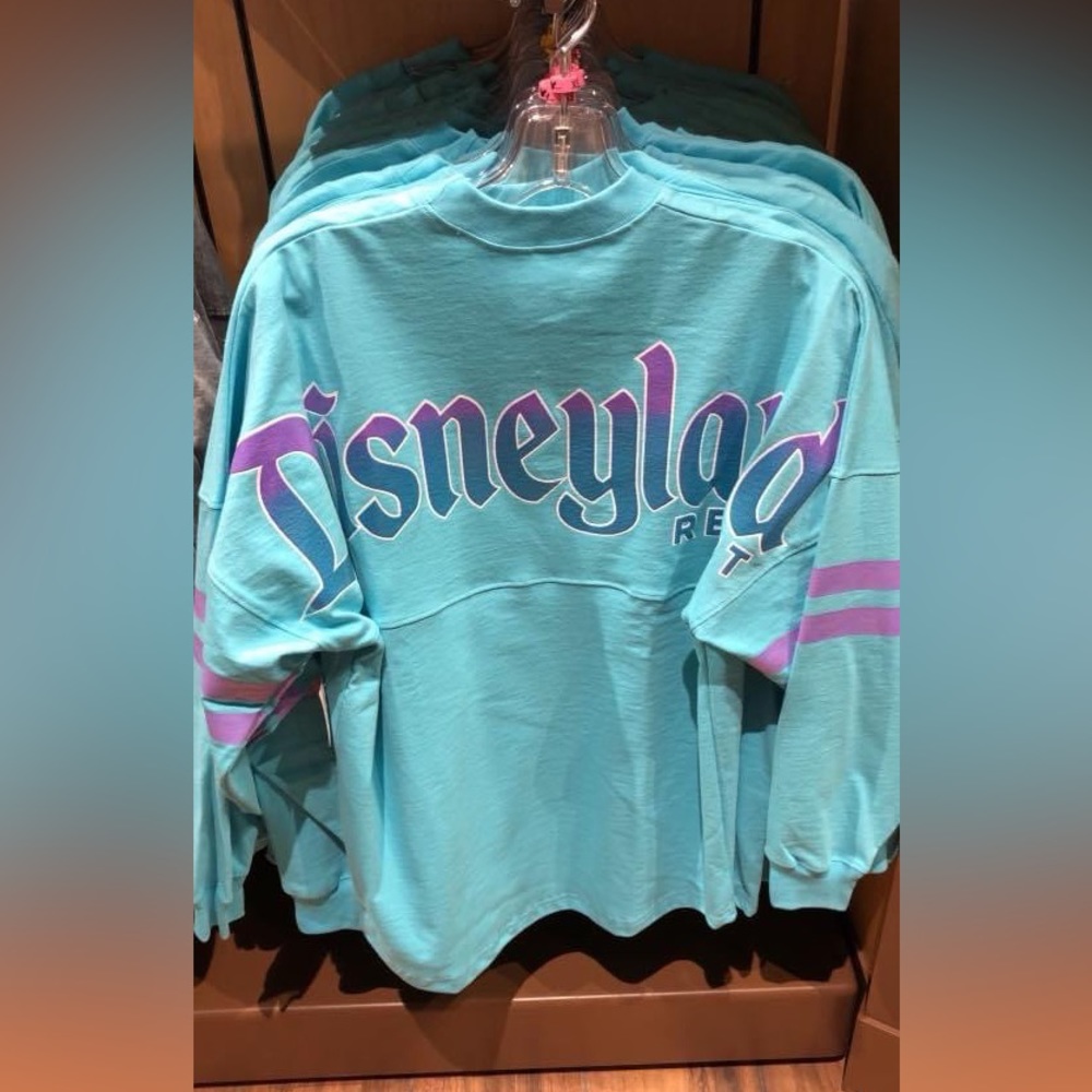 Disneyland Resort iridescent spirit jersey, size medium